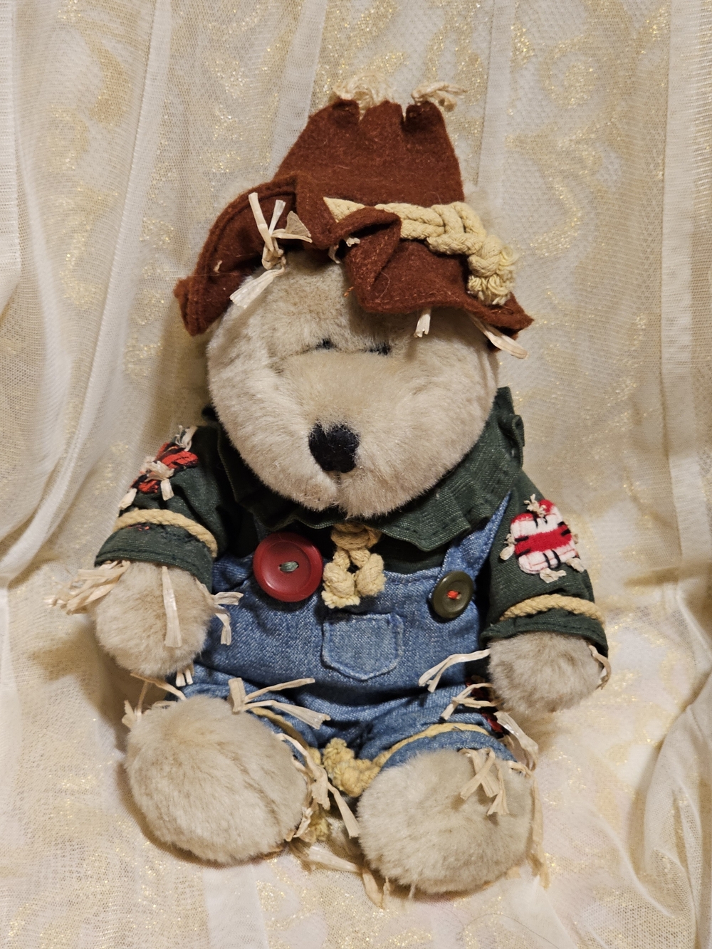 RARE Starbucks Scarecrow Bearista 2021